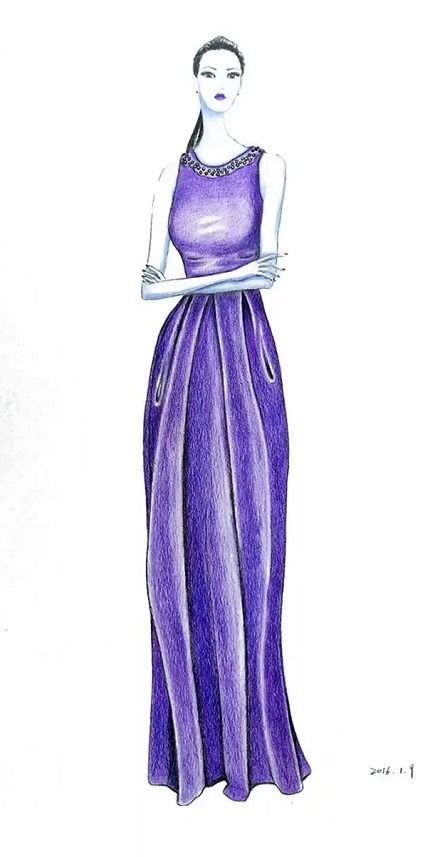 名師屋服裝手繪作品與計算機技術(shù)的融合欣賞